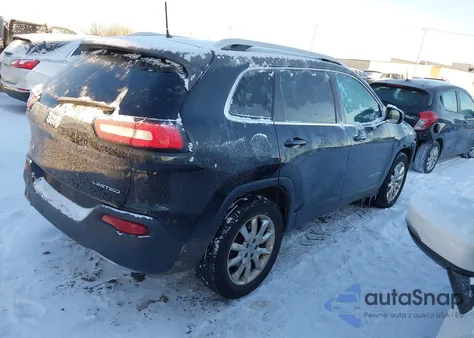 2016 Jeep Cherokee Limited z USA, uszkodzony, nr VIN 1C4PJMDB0GW255768